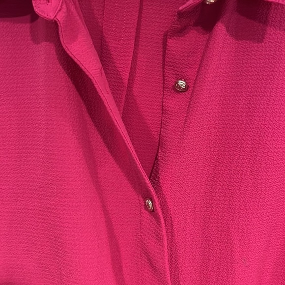 Jones New York Blouse Hot Pink Size Small - Picture 3 of 7